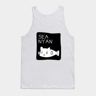 Sea Nyan | Hiyori's long tee Tank Top